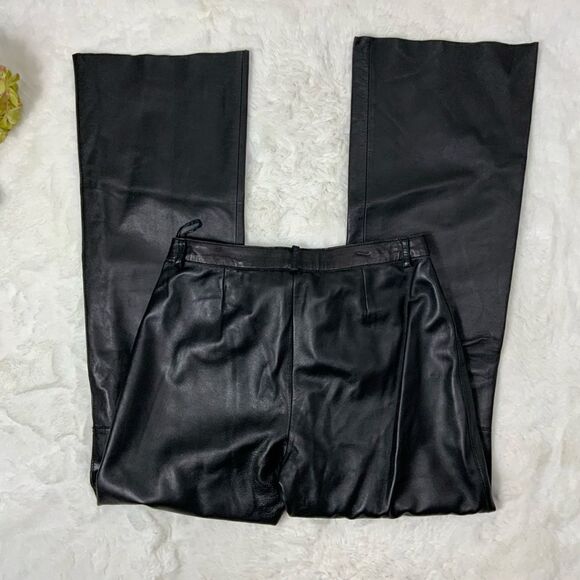 HUGO BUSCATI Collection genuine leather pants - Picture 2 of 5